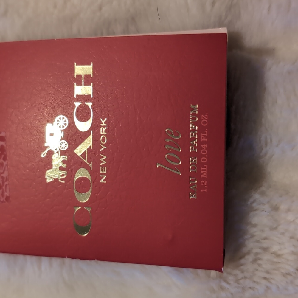 Coach Love sample size perfume or on the go